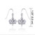 Silver Thistle Dangle Earrings