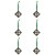 God Bless Cross Hanging Ornament-Bronze Gallery