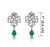 Sterling Silver Four Leaf Clover Post Earrings