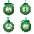 Emblems of Ireland Christmas Bauble