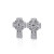 Sterling Silver Celtic Cross Post Earrings