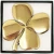 Four Leaf Clover Brass Wall Hanging Irish Blessing in Polished Brass on DublinGiftCompany in Wall Art