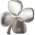 Four Leaf Clover Brass Wall Hanging Irish Blessing in Satin Nickel on DublinGiftCompany in Wall Art