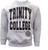 Grey Marl Trinity College Logo Sweatshirt