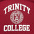 Burgundy and White Trinity College Dublin Ireland Seal Ladies Tee-Shirt