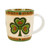 Irish Shamrock Bone China Coffee Mug