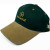 Green Irish Shamrock Baseball Cap with Suede Peak