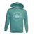 Ocean Green Shamrock Kids Hoodie