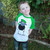 White & Emerald Ireland Sheep Kids T-Shirt