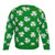 Green & Cream Shamrock Kids Knit Jumper