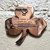 Rose Gold 3 Leaf Shamrock Wall hang - Mother Blessing