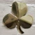 Shamrock Irish Family Blessing Pewter Wall Art in Polished Brass on DublinGiftCompany in Wall Art