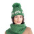 Green Shamrock Wool Hat ML253 Green SAOL Knitwear