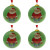 Hand Painted Christmas Tree Decoration - 75mm