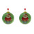 Hand Painted Christmas Tree Decoration - 75mm