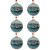 Hand Painted Christmas Tree Decoration - 75mm