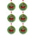 Hand Painted Christmas Tree Decoration - 75mm