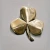 Shamrock Irish Wedding Blessing Pewter Wall Art in Polished Brass on DublinGiftCompany in Wall Art