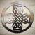 Exclusively Irish Celtic Cross & Hearts Wall Hang Decor in Satin Nickel on Dublin Gift Company in Wall Art