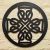 Exclusively Irish Celtic Cross & Hearts Wall Hang Decor in Black Mat on Dublin Gift Company in Wall Art