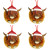 Highland Cow Pom Pom Hanging Christmas Tree Decoration Baubles Gift Box Scottish Present