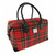 Scottish  Harris Tweed Tartan Overnight Bag