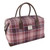 Scottish  Harris Tweed Tartan Overnight Bag