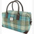 Scottish  Harris Tweed Tartan Overnight Bag