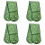 Fluffy Flock Green, Cotton Double Oven Glove