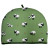 Fluffy Flock Green, Quilted Tea Cozy