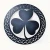 Exclusively Irish Shamrock Leaf Celtic Wall Hang Decor in Black Mat on DublinGiftCompany.com in Irish Wall Art