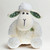 8" Irish Sheep Kids Plush Toy with Shamrock