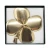 Four Leaf Clover Pewter Wall Hanging Irish Decor