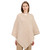 Saol  cable knit poncho - FL176 - 609 Parsnip saolknitwear.com