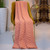 Fisherman Aran Throw FT192 Coral Peach
