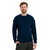 Ribbed Aran Sweater IFM183 Ocean Blue Front View