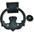 Claddagh Circular Brass Door Knocker 5.5'' in Black Brass on DublinGiftCompany in Door Knockers