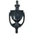 Shamrock Brass Door Knocker 8'' Irish Celtic in Black Brass on Dublin Gift in Door Knockers