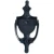Shamrock Brass Door Knocker 8'' Irish Celtic in Black Brass on Dublin Gift in Door Knockers