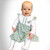 White Shamrock Kids Long Sleeve Baby Dress DublinGiftCompany.com