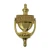 Claddagh Failte Brass Door Knocker 8'' Irish in Polished Brass on DublinGiftCompany in Door Knockers