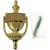 Claddagh Failte Brass Door Knocker 8'' Irish in Polished Brass on DublinGiftCompany in Door Knockers