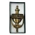 Claddagh Failte Brass Door Knocker 8'' Irish in Antique Brass on DublinGiftCompany in Door Knockers