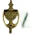 Claddagh Failte Brass Door Knocker 8'' Irish in Polished Brass on DublinGiftCompany in Door Knockers