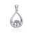 Sterling Silver Irish Claddagh Ring Necklace EI-31G2793154381-set