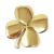 4 Leaf Clover Wall Decoration - Polished Brass