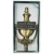 Cead Mile Failte Shamrock Brass Door Knocker in Antique Brass on DublinGiftCompany in Door Knockers