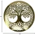 Exclusively Irish Tree of Life Celtic Wall Hang Decor in Polished Brass on DublinGiftCompany.com in Irish Wall Art