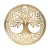 Exclusively Irish Tree of Life Celtic Wall Hang Decor in Antique Brass on DublinGiftCompany.com in Irish Wall Art