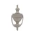 Cead Mile Failte Claddagh Brass Door Knocker 8'' in Pewter on Dublin Gift Company in Door Knockers